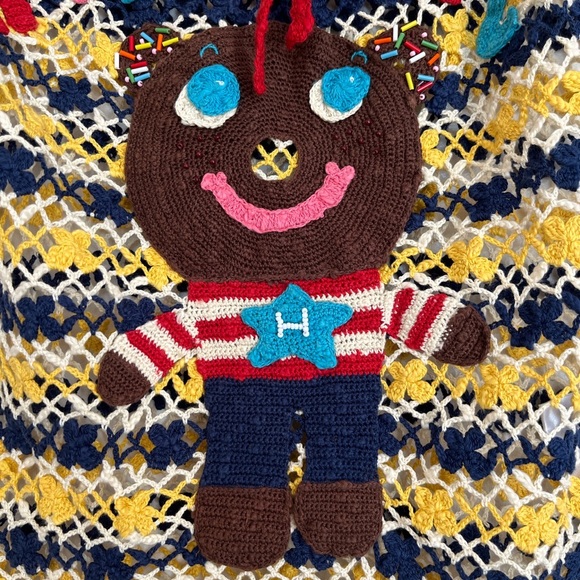 Hysteric Glamour Yellow Knit Bear Grunge Pops Tank Top - Picture 3 of 4